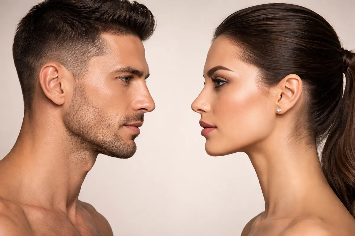 Rinoplastia masculina x feminina: o que muda na técnica?